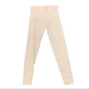 American apparel white leggings